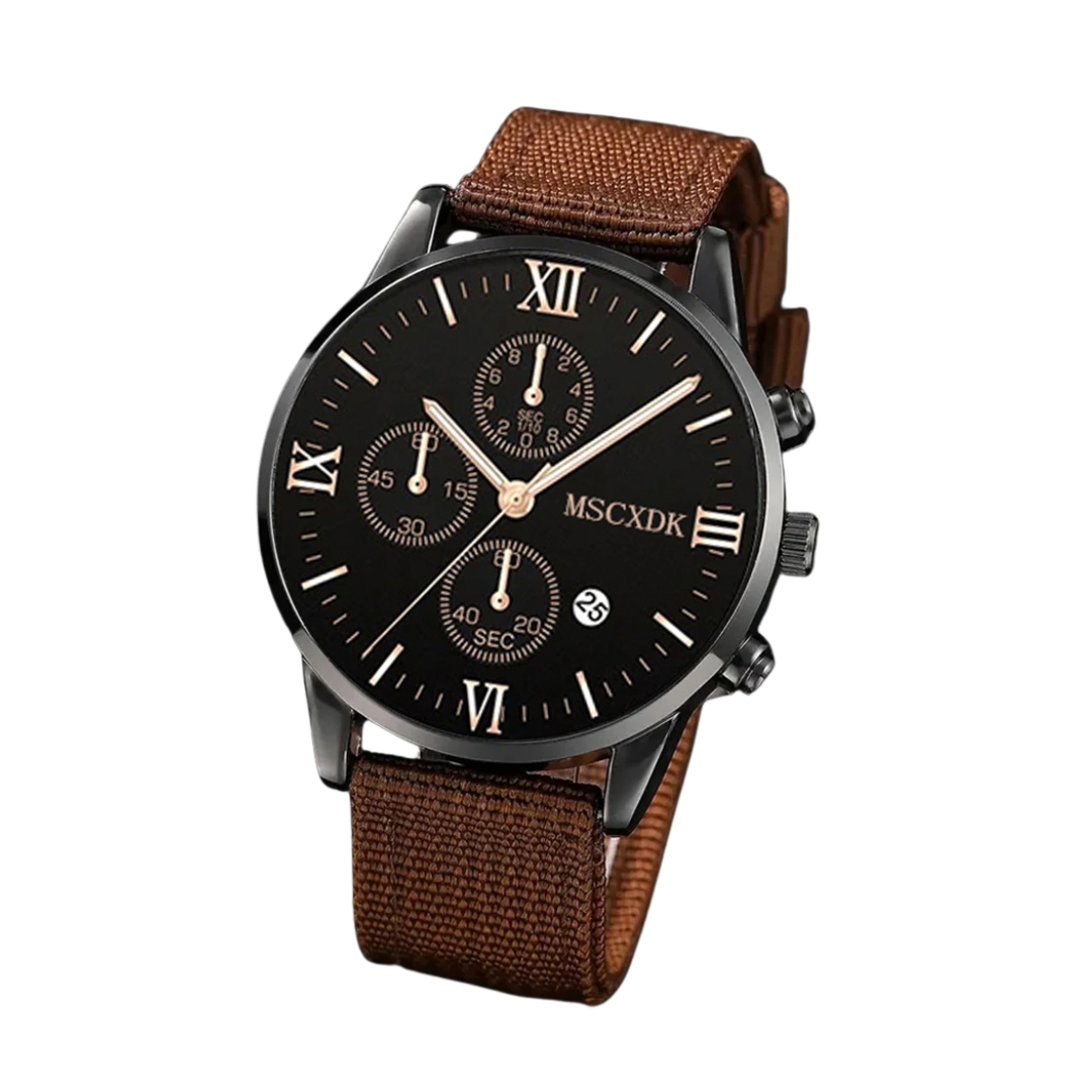 Relógio Casual com Pulseira de Nylon - Quartzo Royal